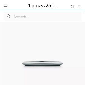 Tiffany & Co. 950 Platinum 3mm Knife Edge Wedding Band Ring Size 6 w/ Box